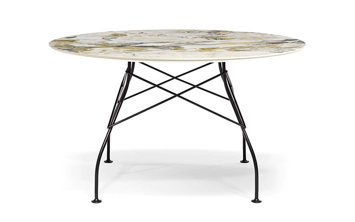 Glossy Oval Table by Kartell Furniture Tables Glossy Oval Table by Kartell Furniture Tables